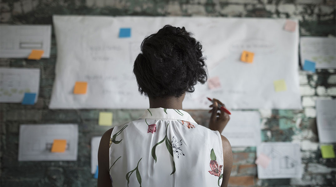 HR leader considering how she will develop her high-potential leaders